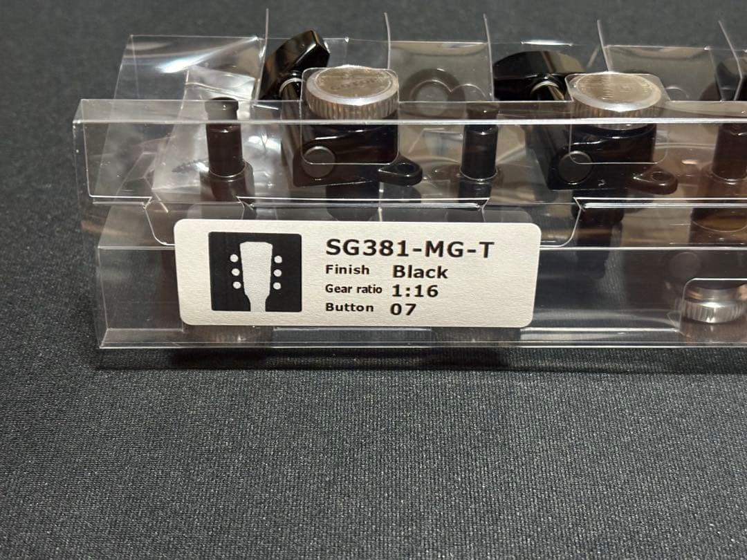 【未使用品】GOTOH ギターペグ　SG381-MG-T ブラック