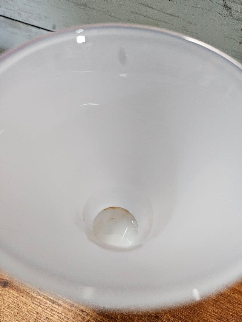 フランスアンティーク オパールセントガラスの花瓶 グラス 花器 花入れ