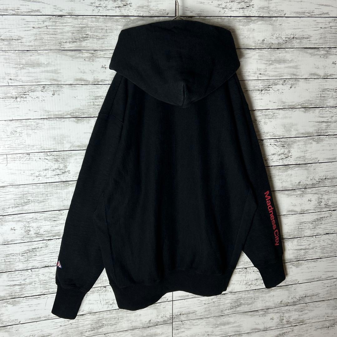 3838M【希少なXL】ヒステリックグラマー☆ヒスガール パーカー ブラック