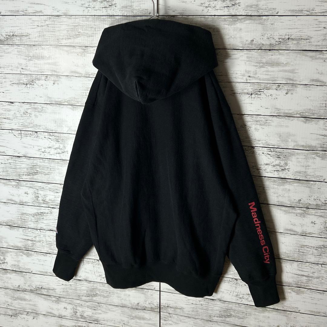 3838M【希少なXL】ヒステリックグラマー☆ヒスガール パーカー ブラック