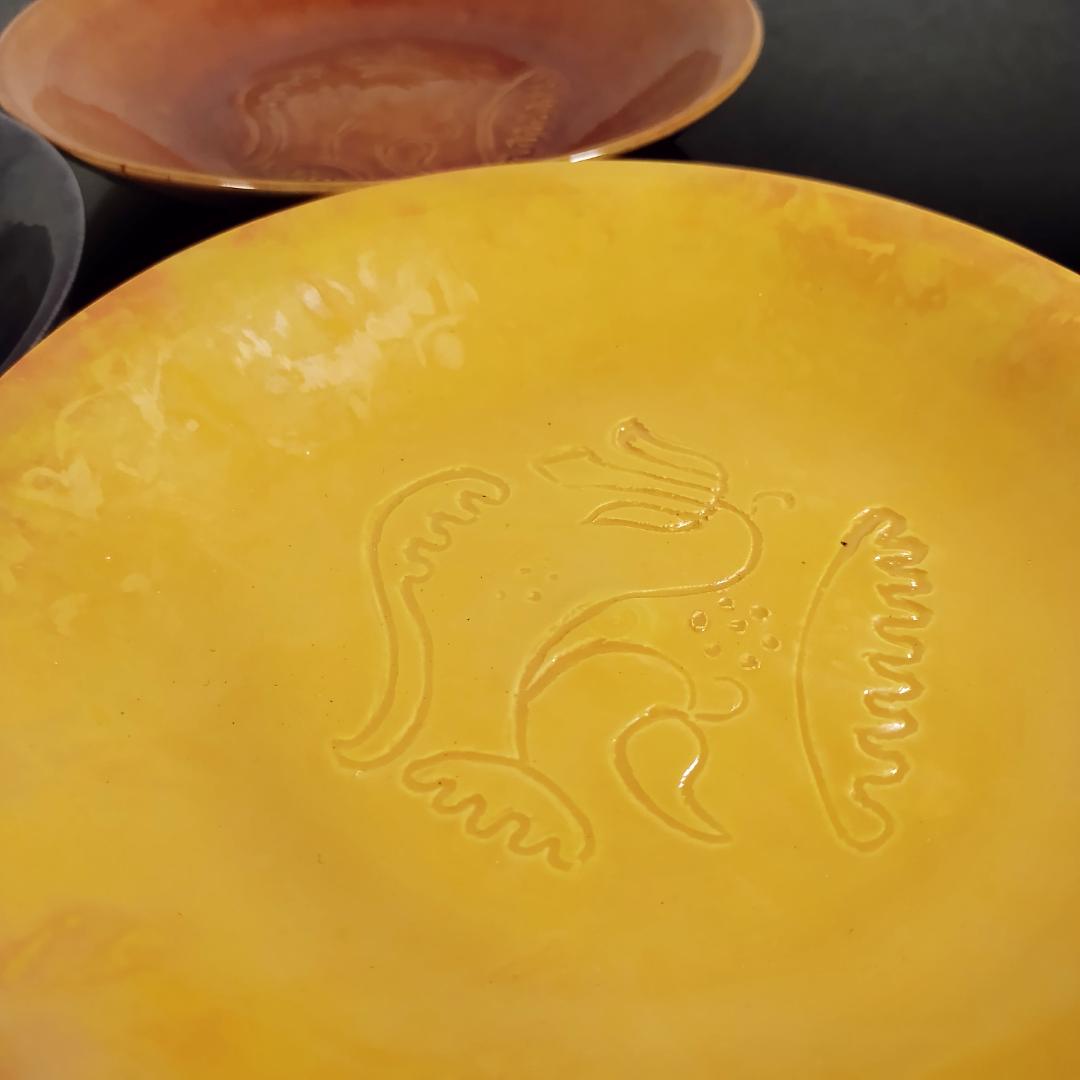 【極稀少】森野嘉光 銘々皿 5色 骨董 アンティーク 美品 入手困難 レトロ