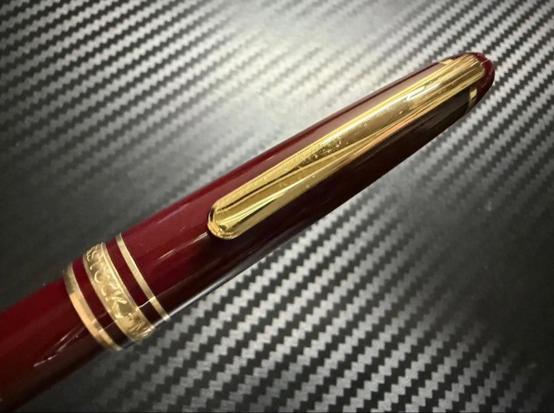 美品 モンブラン マイスターシュテュック 144 ボルドー 中白 M 万年筆