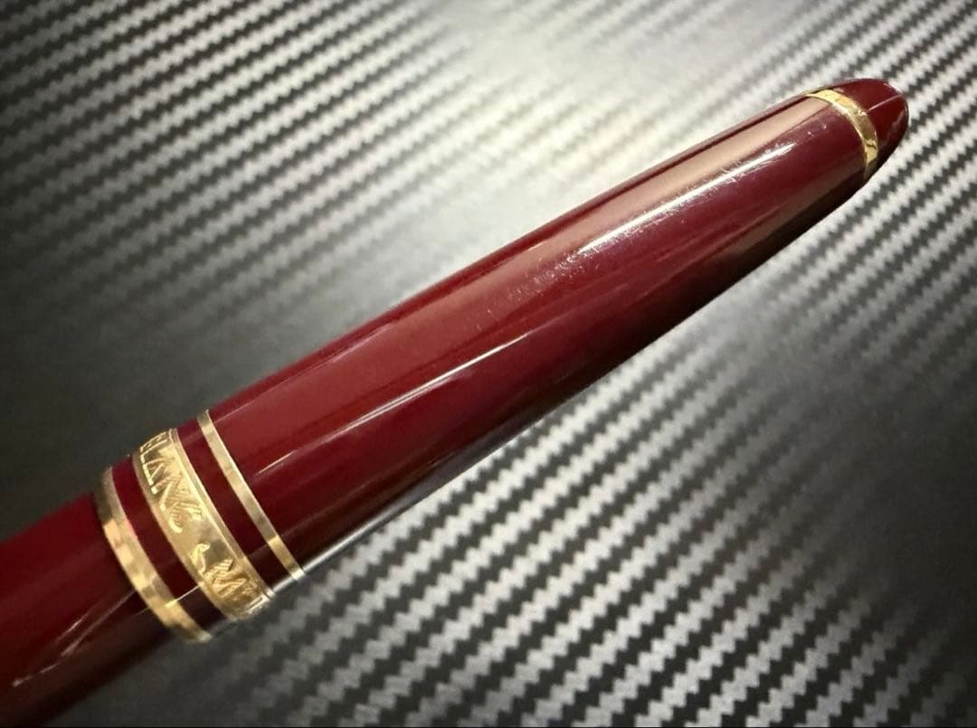 美品 モンブラン マイスターシュテュック 144 ボルドー 中白 M 万年筆
