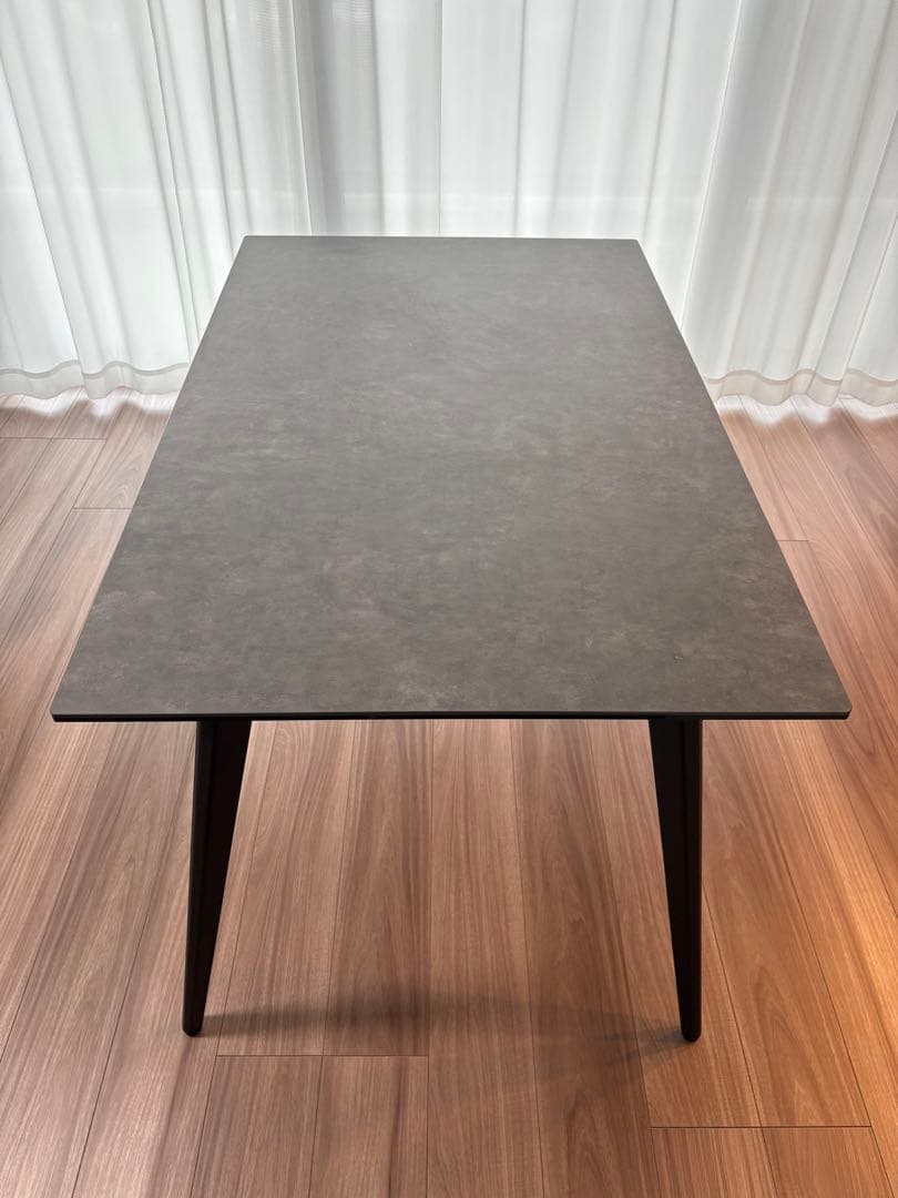 【美品】セラミック　ダイニングテーブル（120cm×75cm）