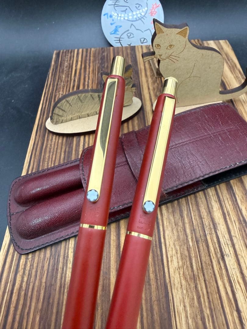 MONTBLANC スリムライン ボールペン シャーペン レッド