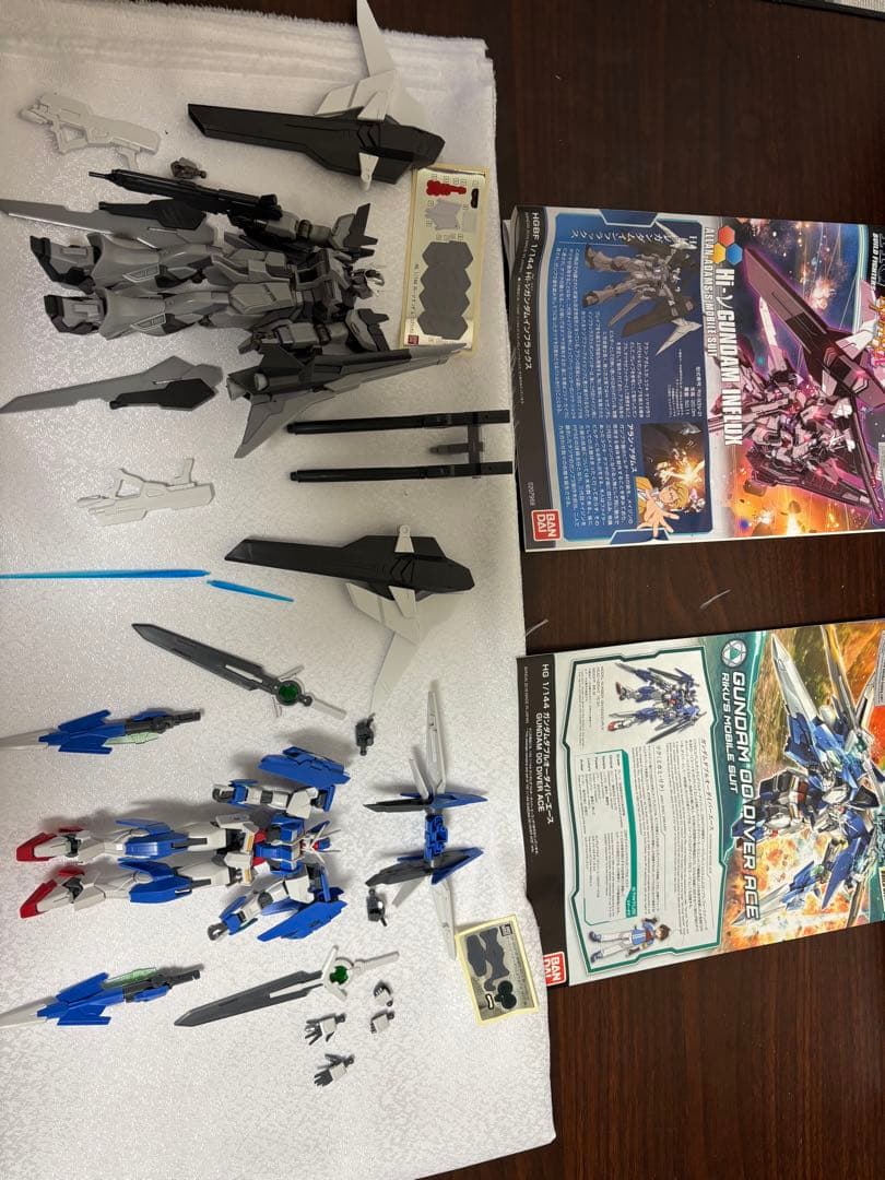 HGガンプラ組み立て済みまとめ売り　ビルドシリーズABまとめ　アシカガ