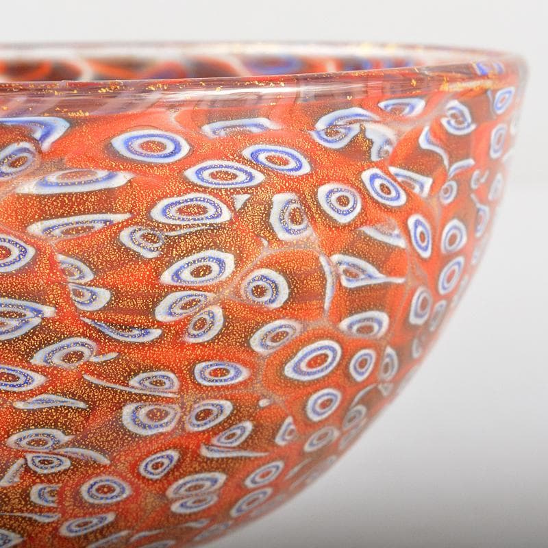 茶道具　ガラス工芸　金彩　茶碗　鉢　V　R5835