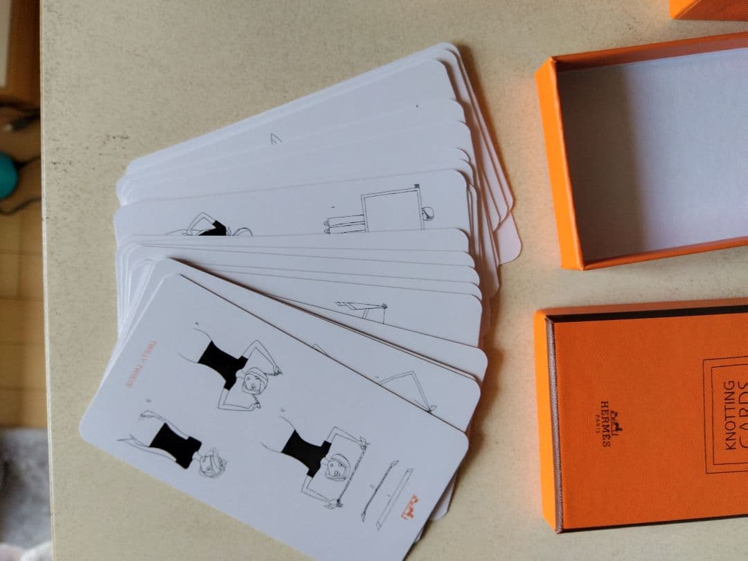 Hermès エルメス　ミニトランプ　ノッティングカード