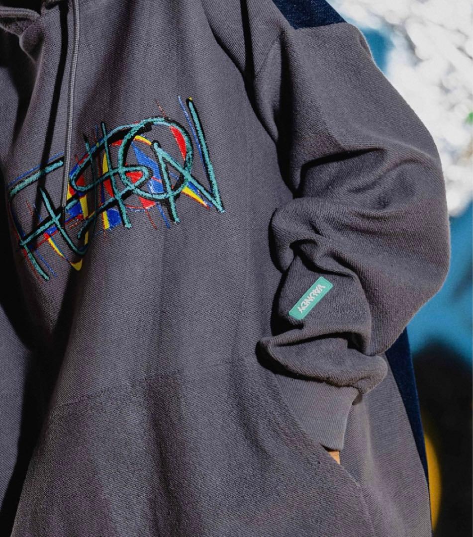 バウンディvaundyツアーグッズFUSION新品デニムパーカーmサイズグレー