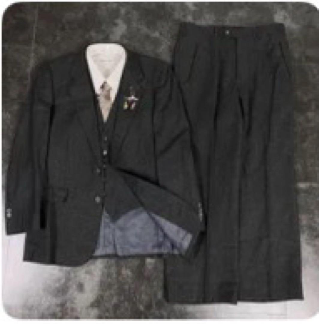 Yves Saint Laurent ダークグレー スーツ一式 成人式スーツ