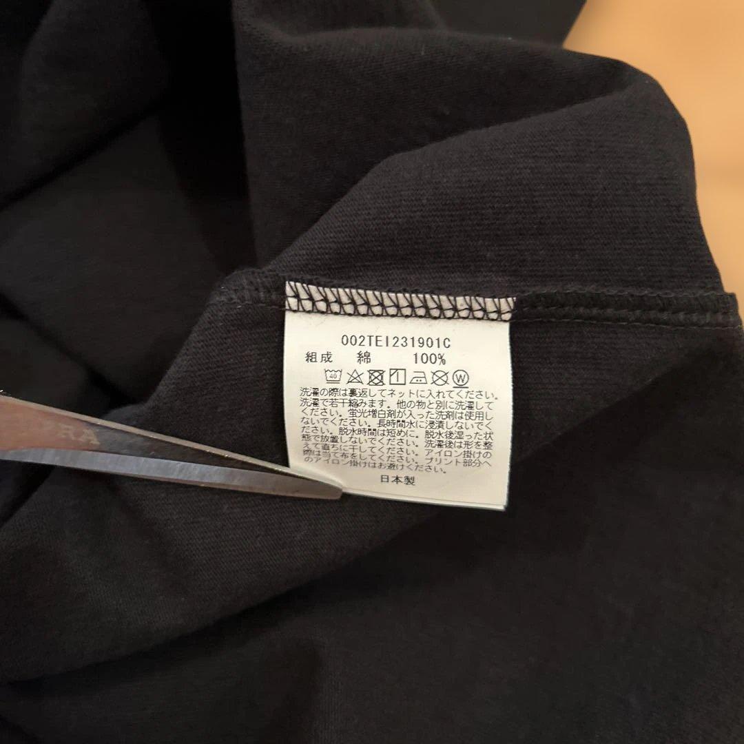 ま　A Bathing APE × A.P.C. ブラックTシャツ