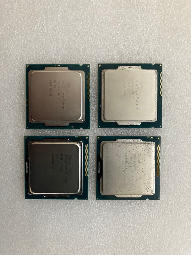 【念の為ジャンク品】CPU 4個セット