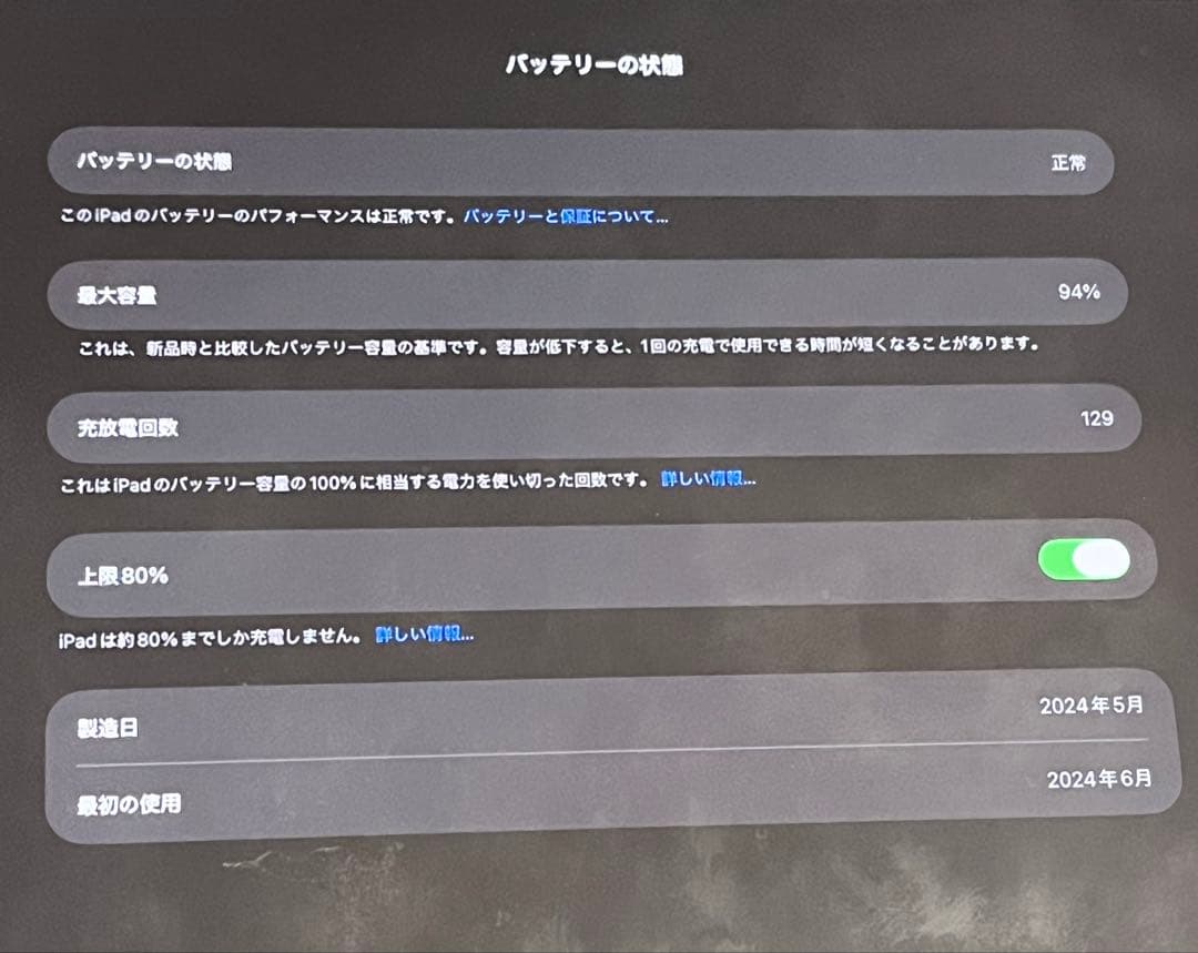 iPad Pro M4 13インチ 256Gb Wi-Fiモデル シルバー