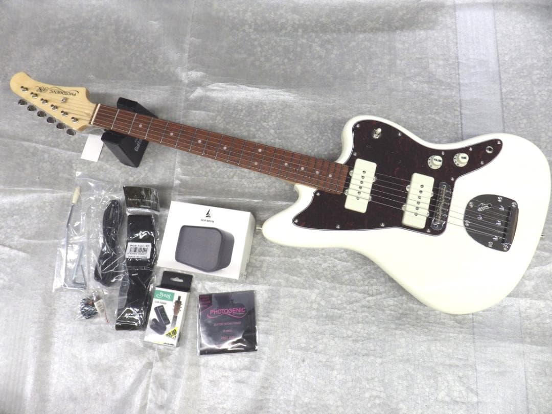 ジャズマスター　タイプ　エレキギターセット　JM-220　OW　ホワイト