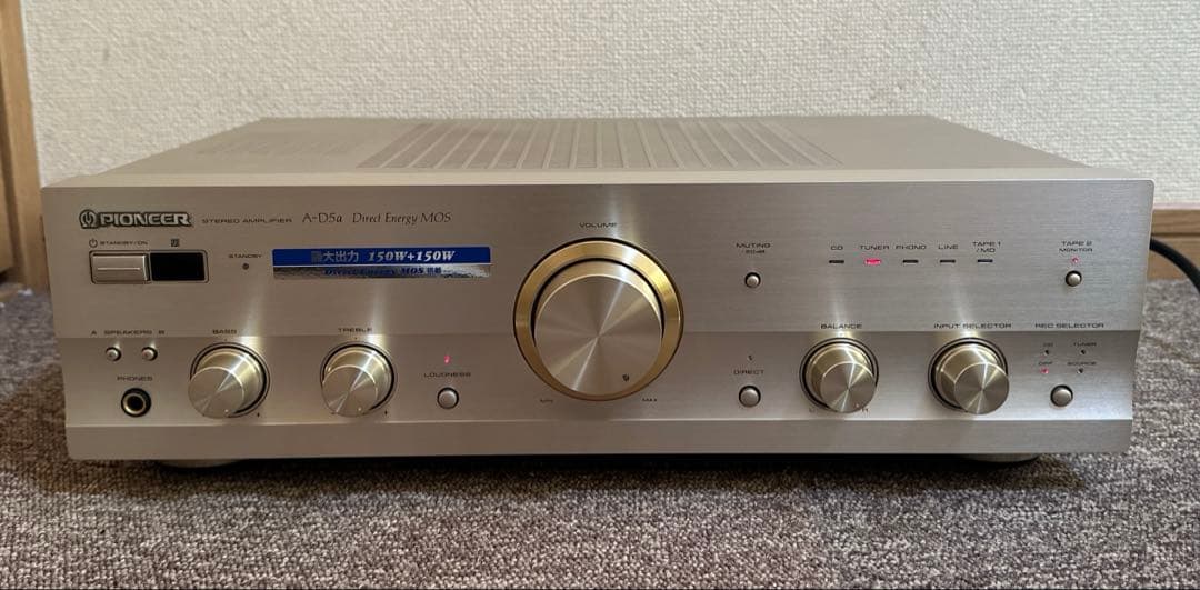 【動作確認済み】 パイオニア A-D5a プリメインアンプ【美品】