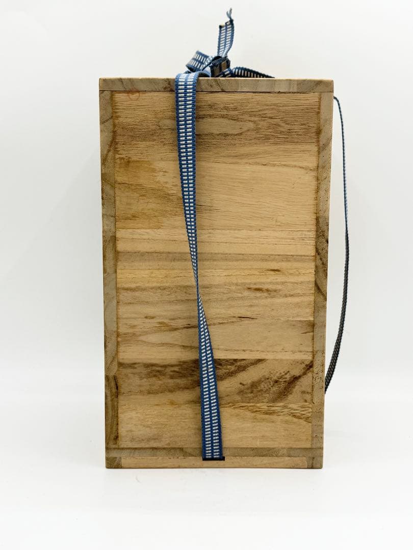 【人間国宝 三代徳田八十吉】花入 青釉壺 九谷焼 共箱・布・栞付き 正彦作 美品