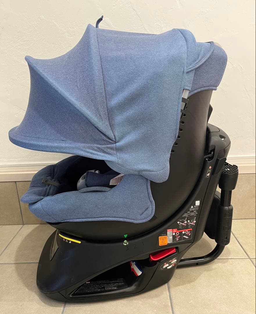 ⭐️週末限定⭐️ エールべべ　クルット　回転　新生児　チャイルドシート　サンシェード