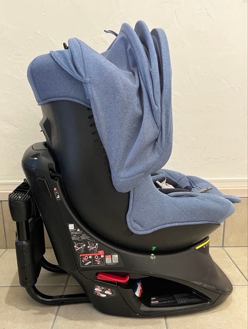 ⭐️週末限定⭐️ エールべべ　クルット　回転　新生児　チャイルドシート　サンシェード