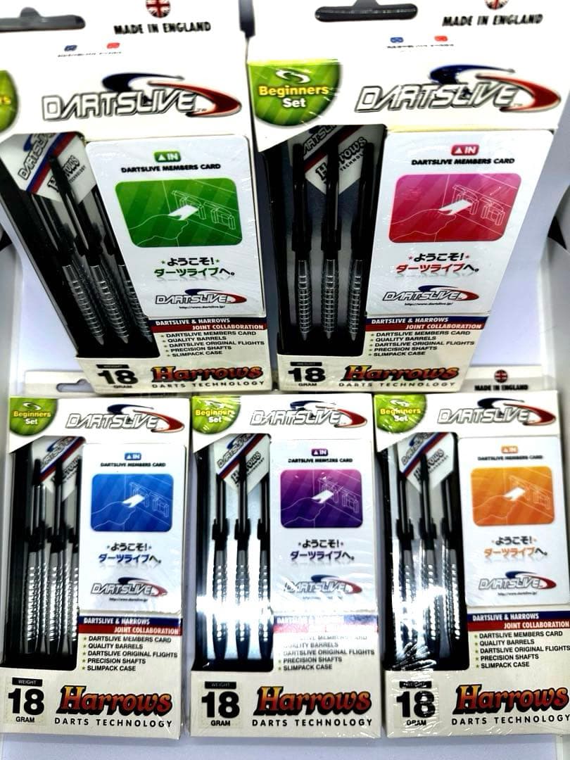 【Harrows】ハローズ　シルバーアロー R 18g ライブカードSET