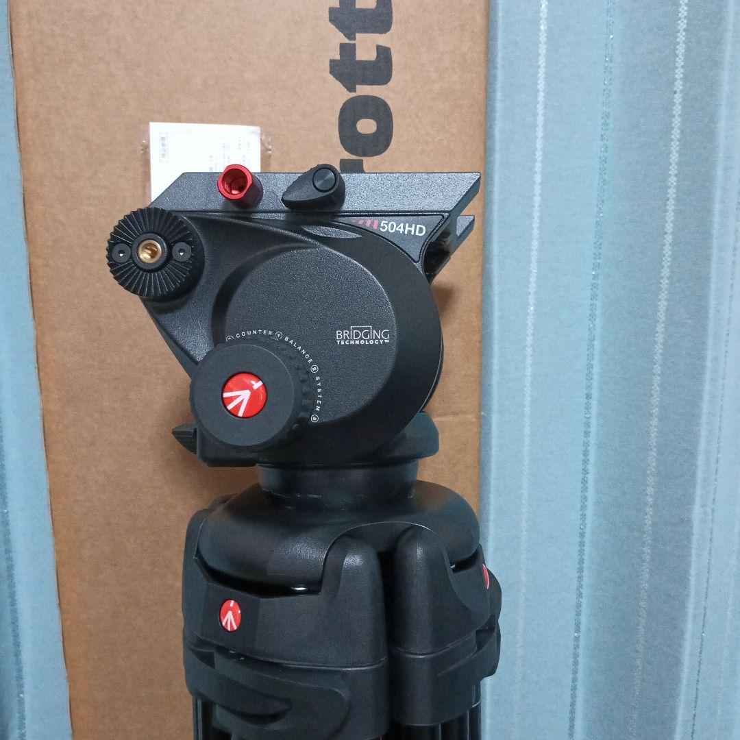 Manfrotto 546B 三脚　504HD