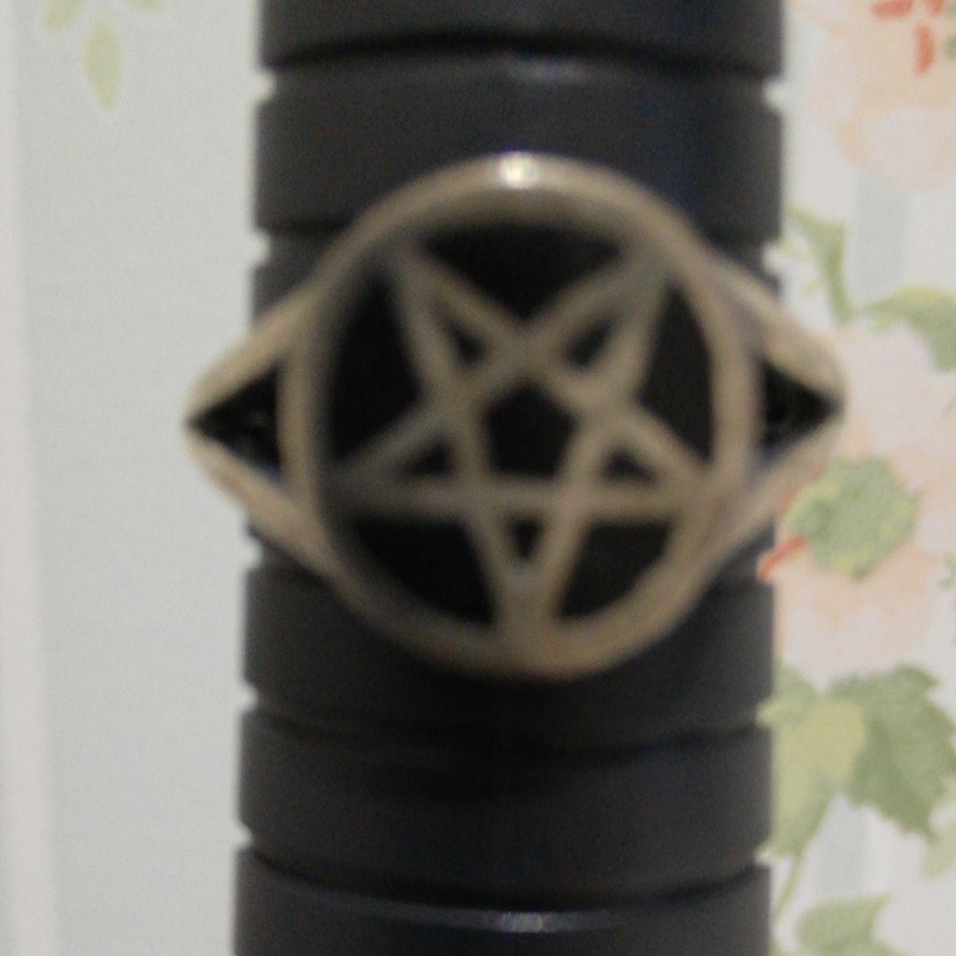 ペンタグラム(五芒星)銀リング