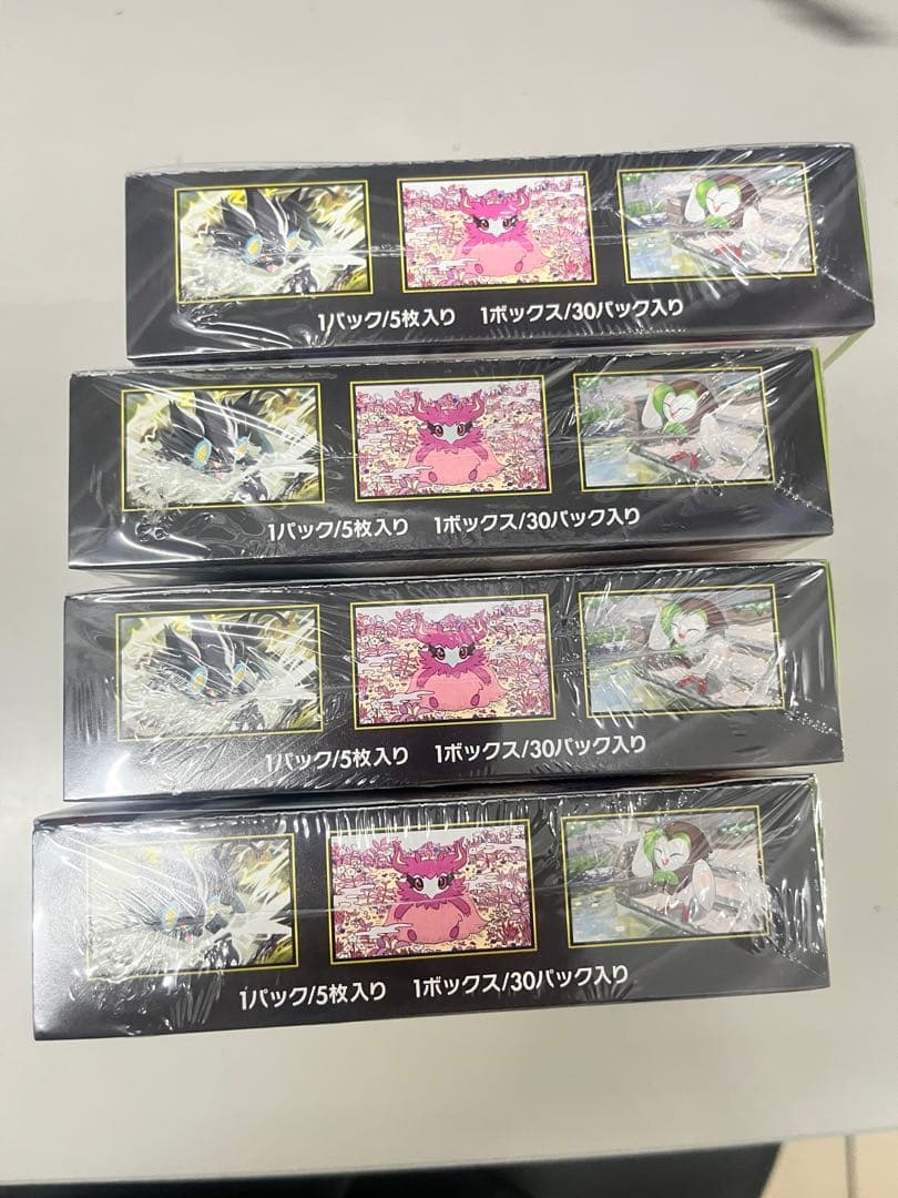 ポケモンカードゲーム ムニキスゼロ 未開封シュリンク付き４BOX