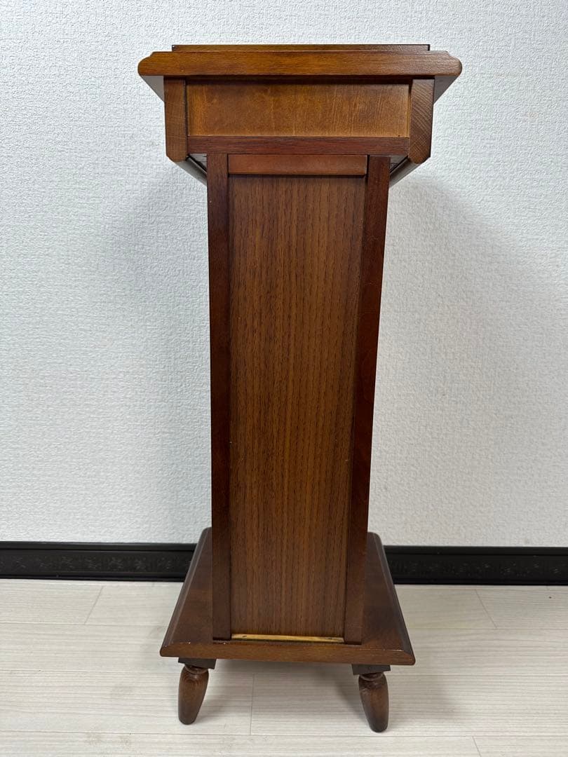 カリモク オールドカリモク 電話台 花台 飾り棚 ※i4※