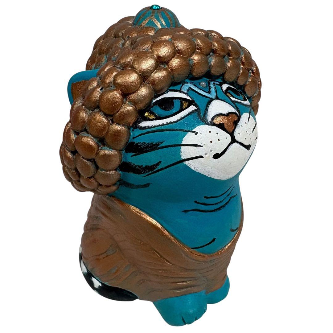 【希少品】エサシトモコ コネコッチ 五劫思惟仏猫 陶土 仏ニャン