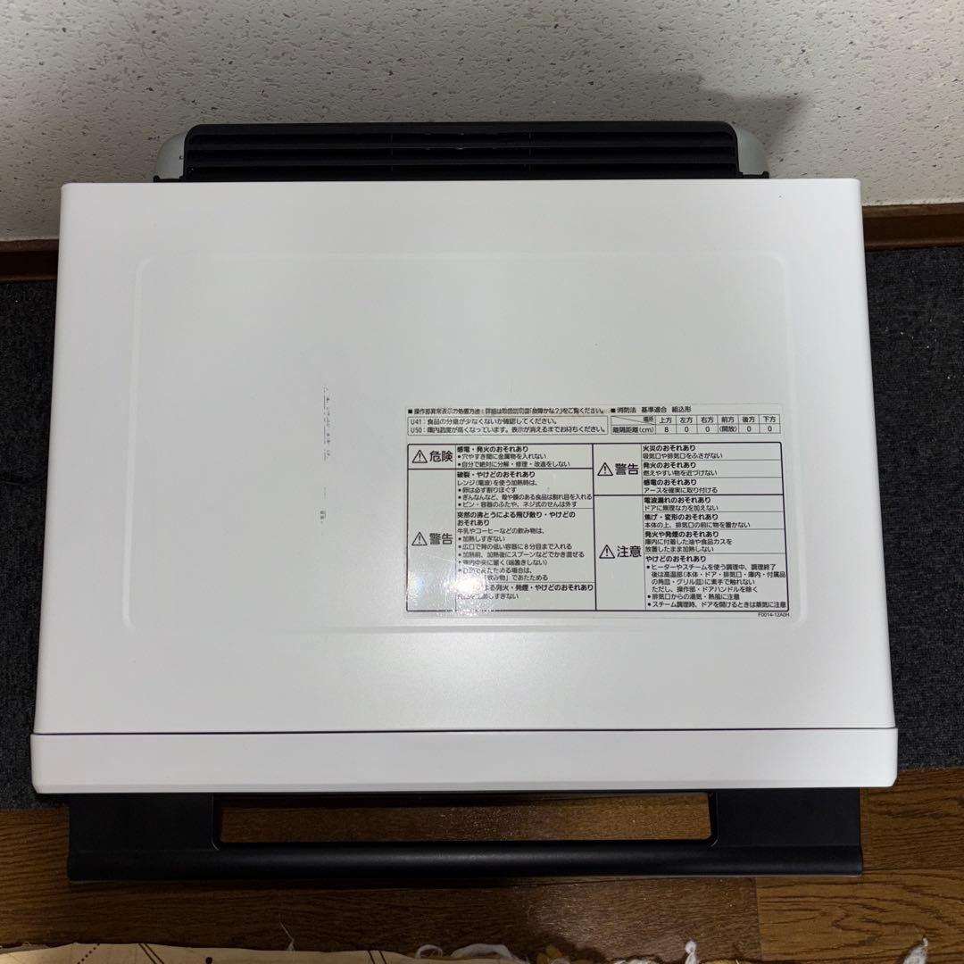 ジャンク品　2018年製パナソニックスチームオーブンレンジ　NE-BS805-W