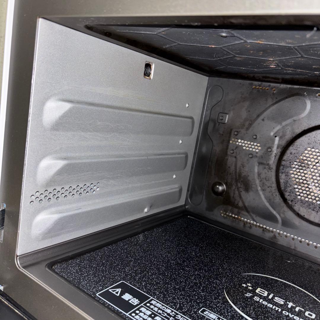 ジャンク品　2018年製パナソニックスチームオーブンレンジ　NE-BS805-W