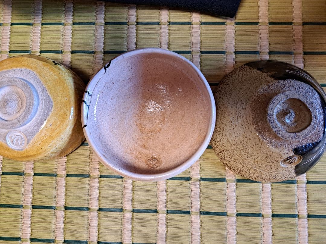 九代大樋長左衛門　12ヶ月茶碗　12客