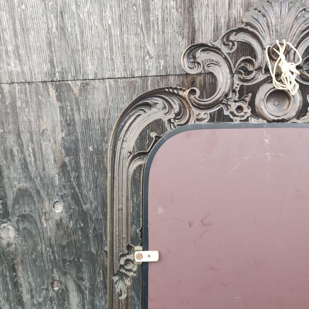 バロック様式 古い大きな鏡