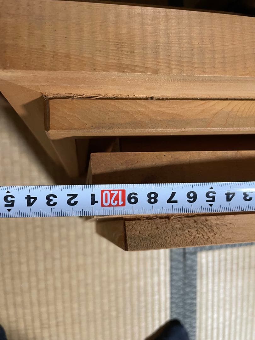 2つセット　欄間　鶴と松のデザイン　彫刻　両面彫り