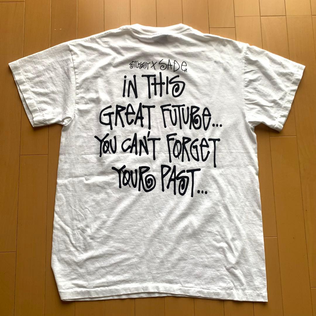 希少◎STUSSY SADE コラボTシャツ 白 L シャーデー USA製