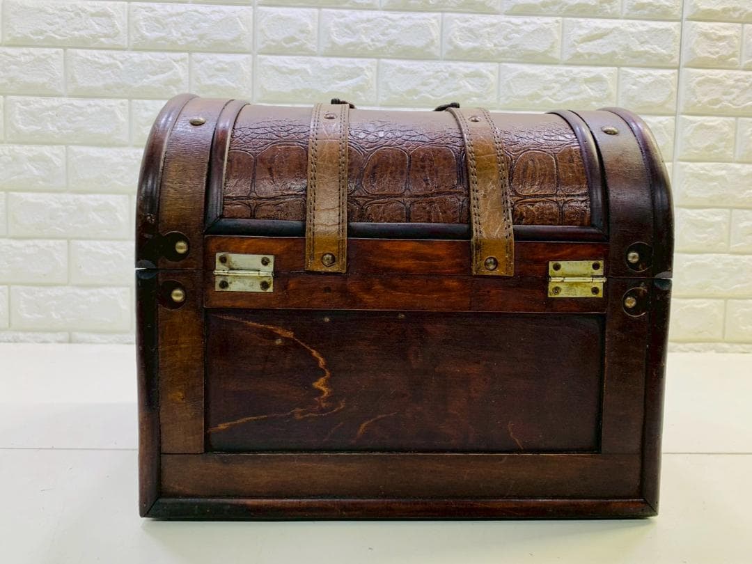 66Z 海物語 宝箱 木製 革製 限定品 パチンコ