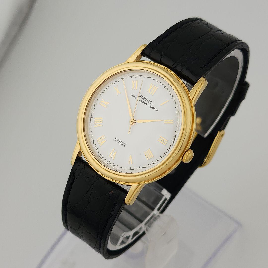 ​幻のデッドストックセイコー スピリット 8N41-7000裏蓋シール付 極美品