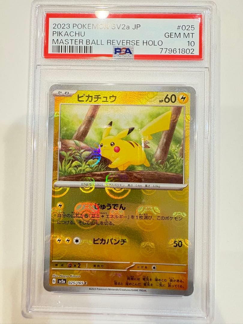 ピカチュウ　マスターボールミラー