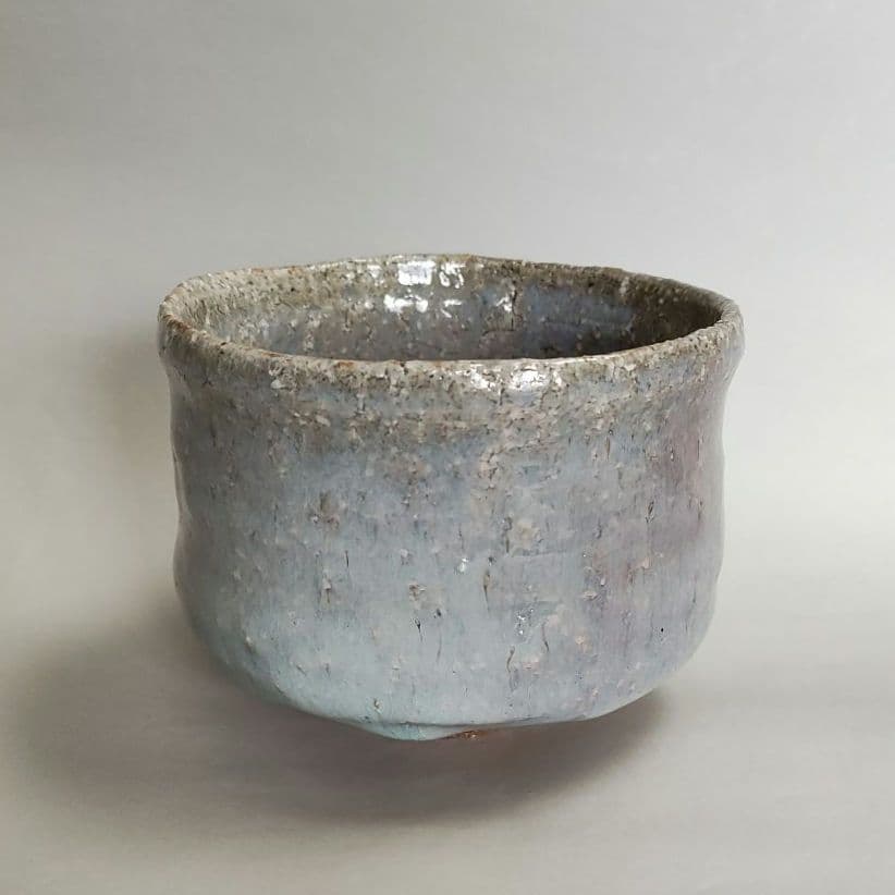 宇田川聖谷　萩焼茶碗　　吉田萩苑　宇田川抱青