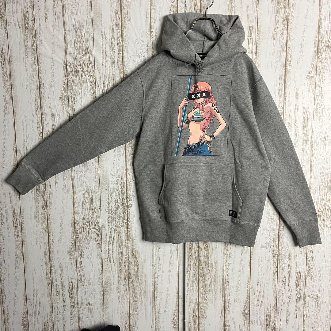 【即完売モデル】ゴッドセレクション☆ワンピース ナミ両面プリントパーカー 希少