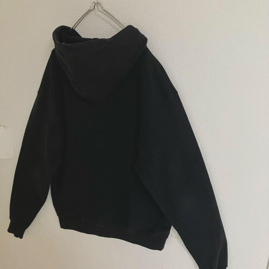 チャンピオン 裏起毛 カロライナクラウン 刺繍目玉 袖太スウェット フーディー