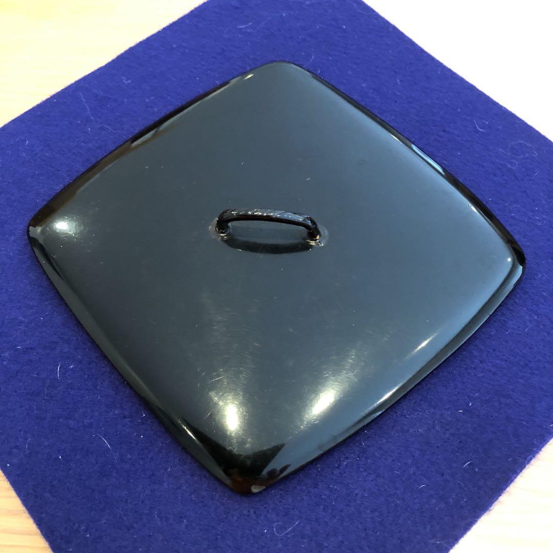 茶道具　古黒唐津水指