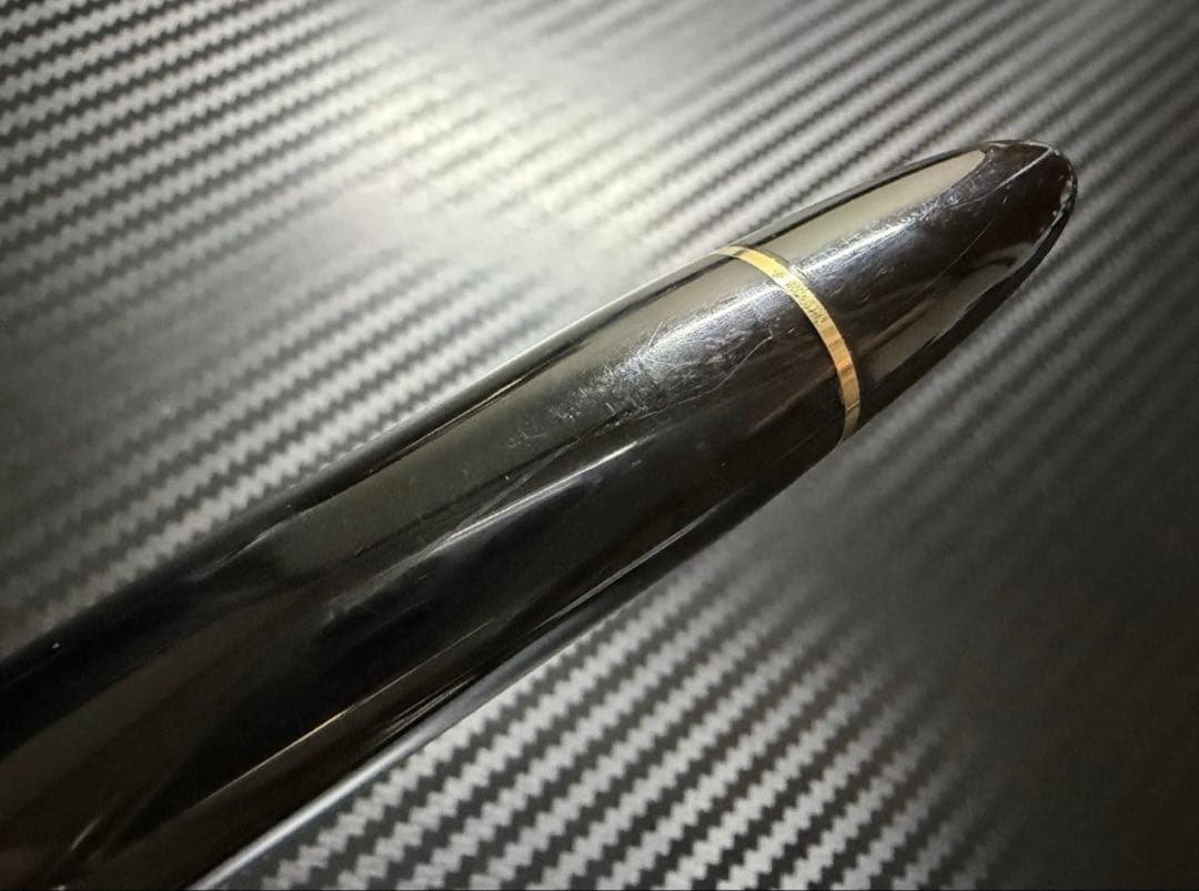 美品 縦溝芯 モンブラン 149 18C 3帯 F 細字 万年筆