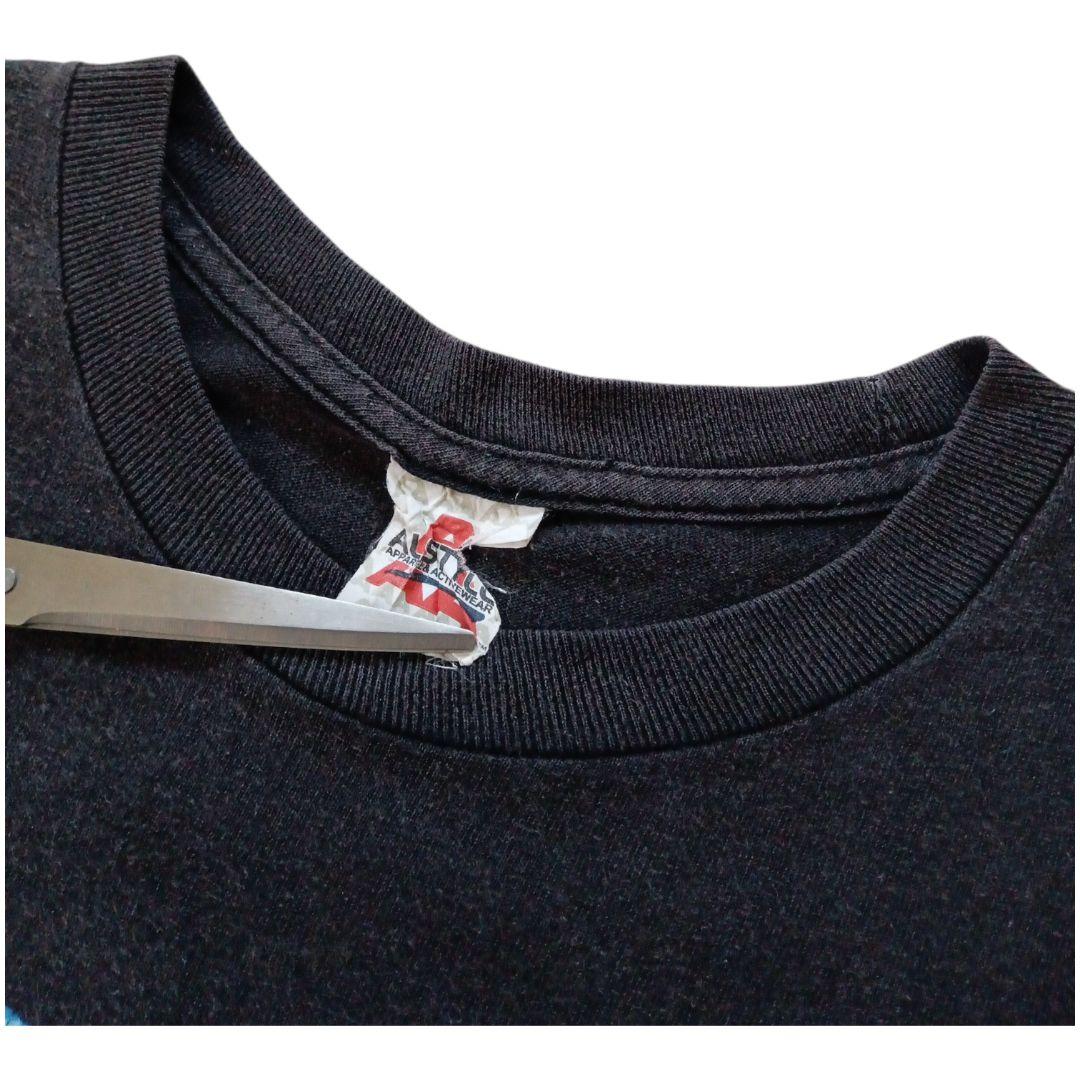 2010年代 スリップノット グラフィックTシャツ フェード 黒