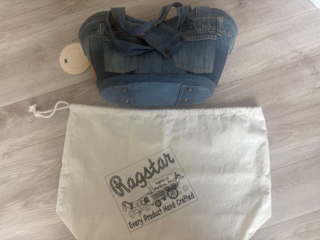 Ragstar デニムキャリーバッグ　犬用 大容量バッグ