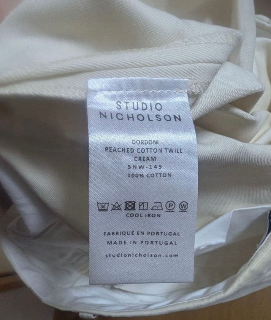 【美品】STUDIO NICHOLSON/DORDONI/サイズ3