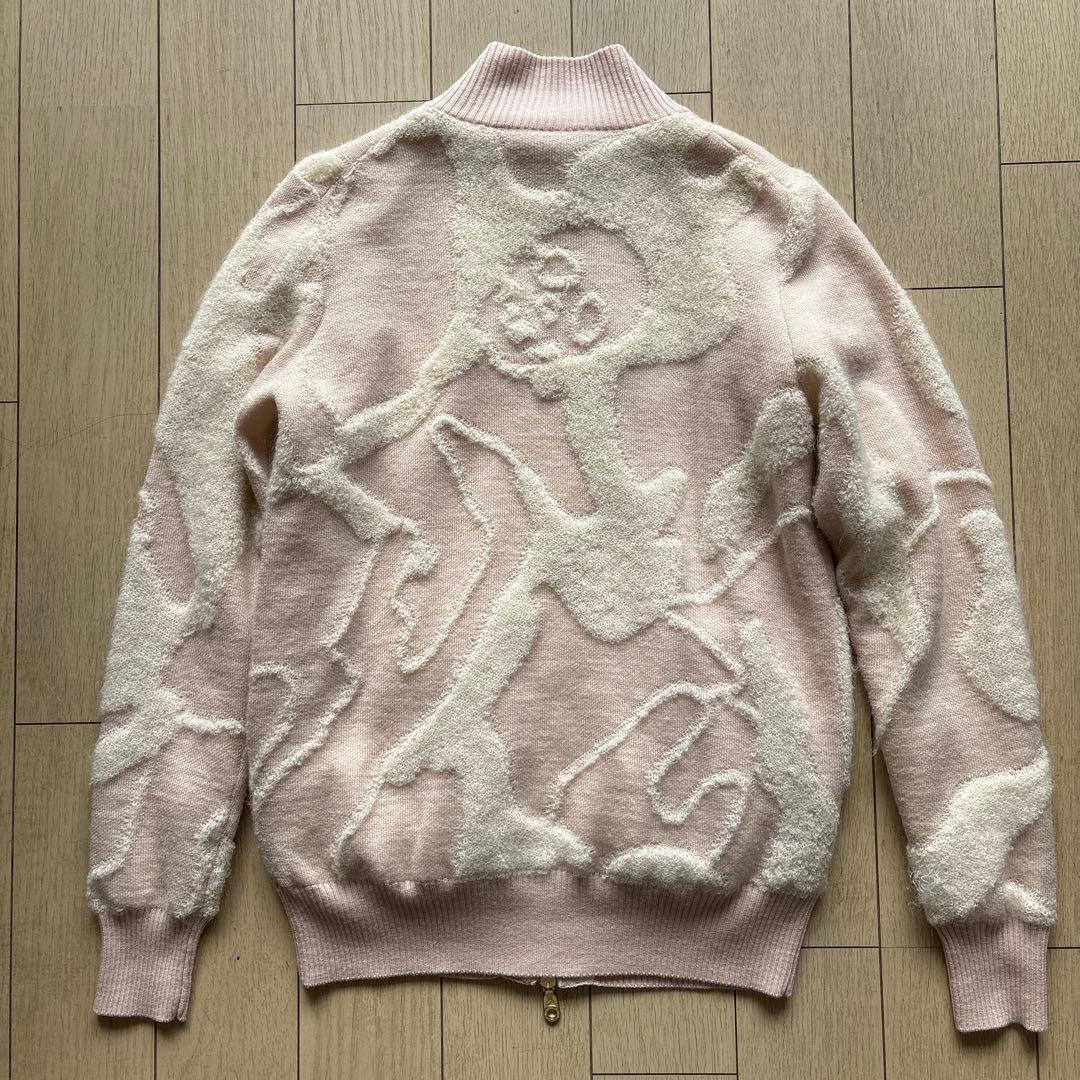 MARK&LONA マークアンドロナ ニットジャケット M ピンク系