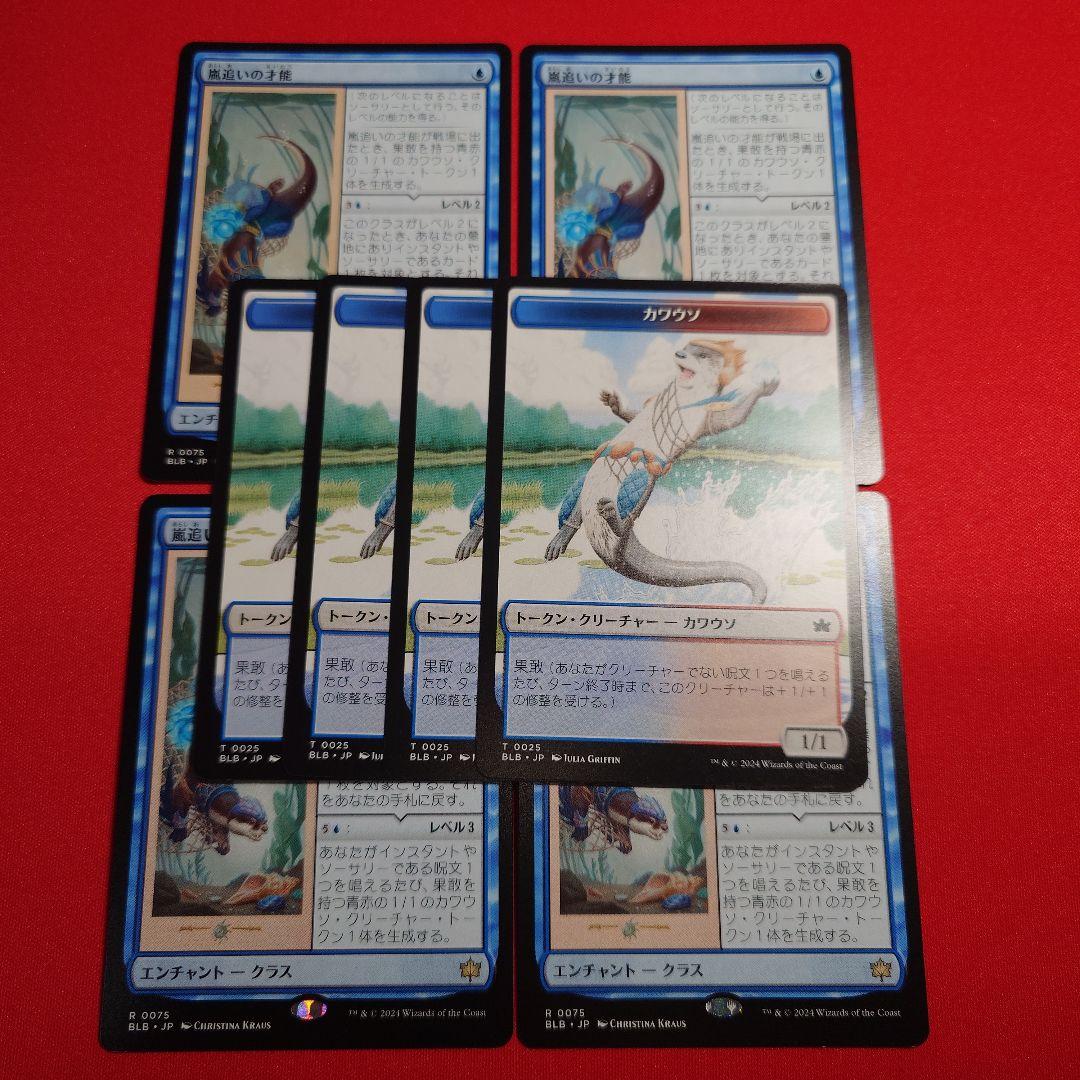 嵐追いの才能　4枚セット　日本語版