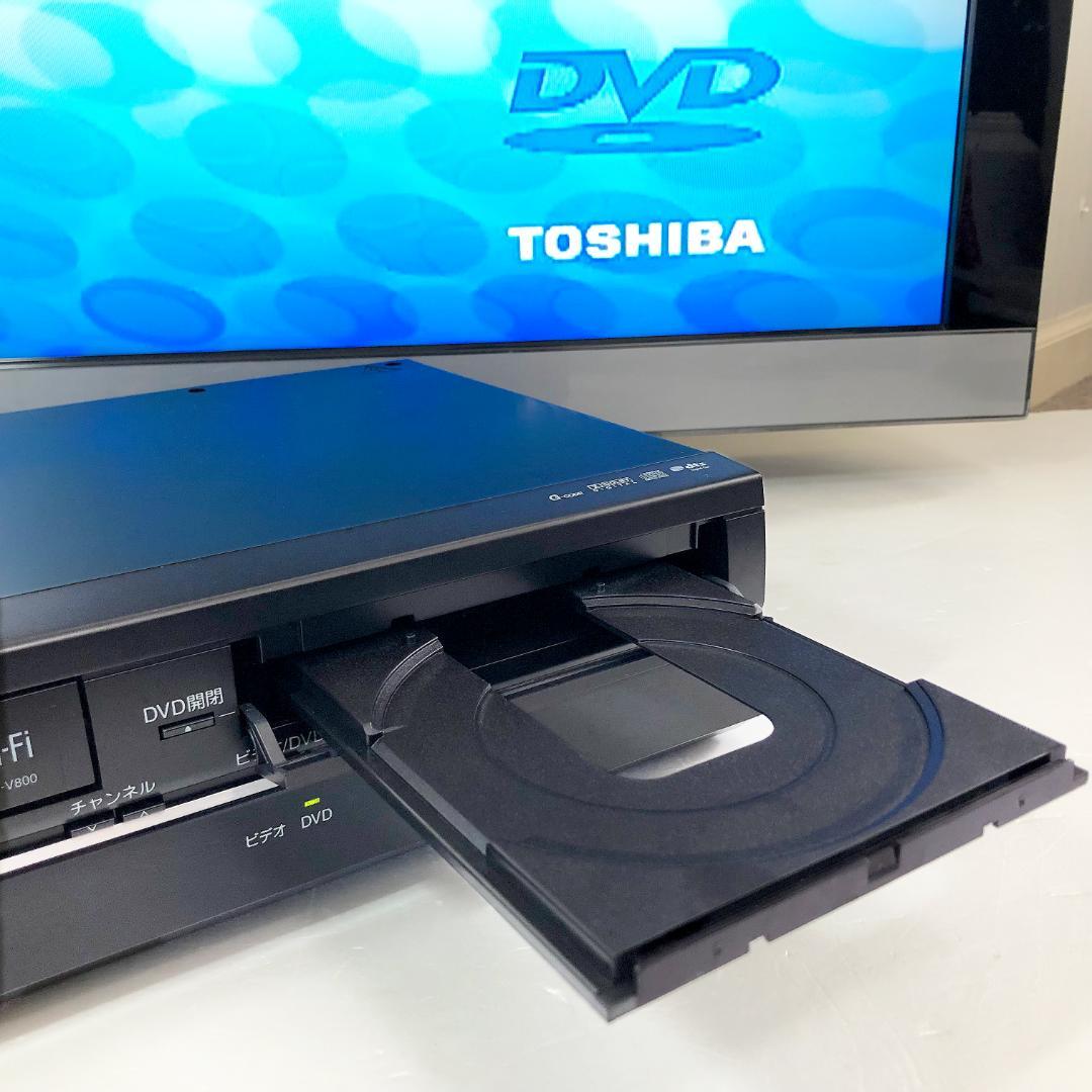 【美品】TOSHIBA 東芝 DVD VHS 一体型 ビデオデッキ 取説・箱付き