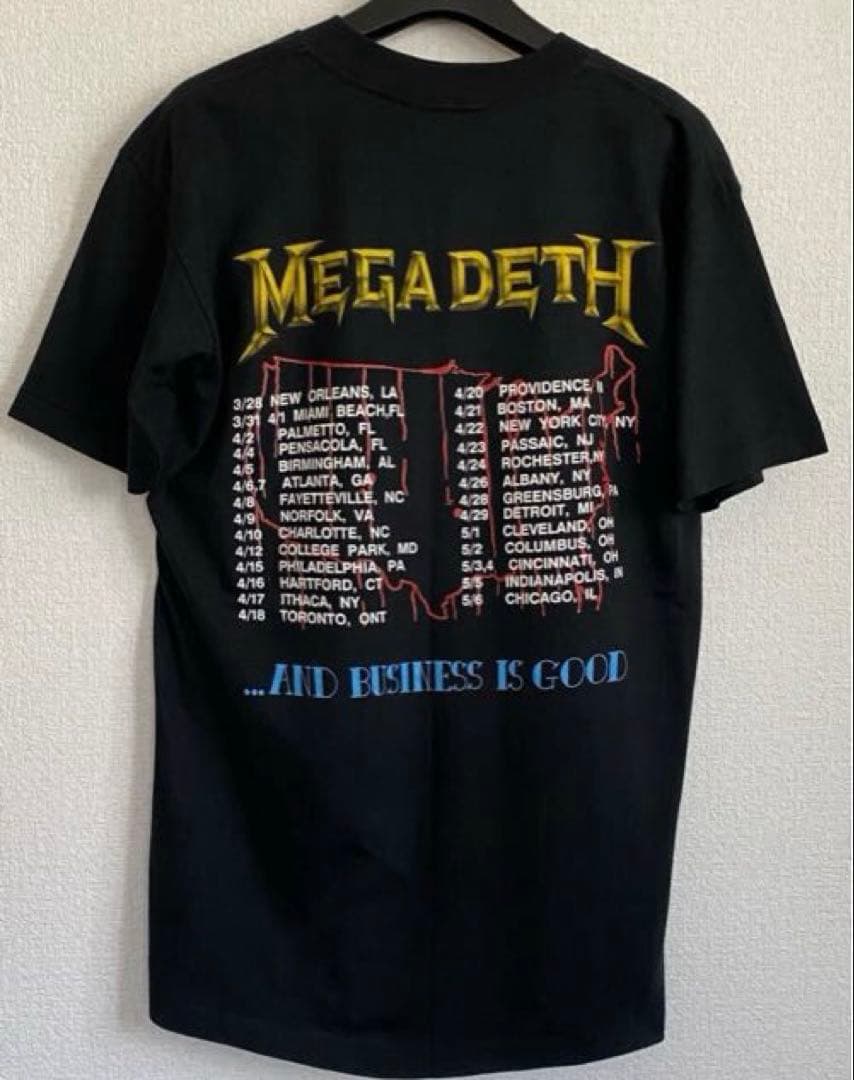 MEGADETH Tシャツ 1988