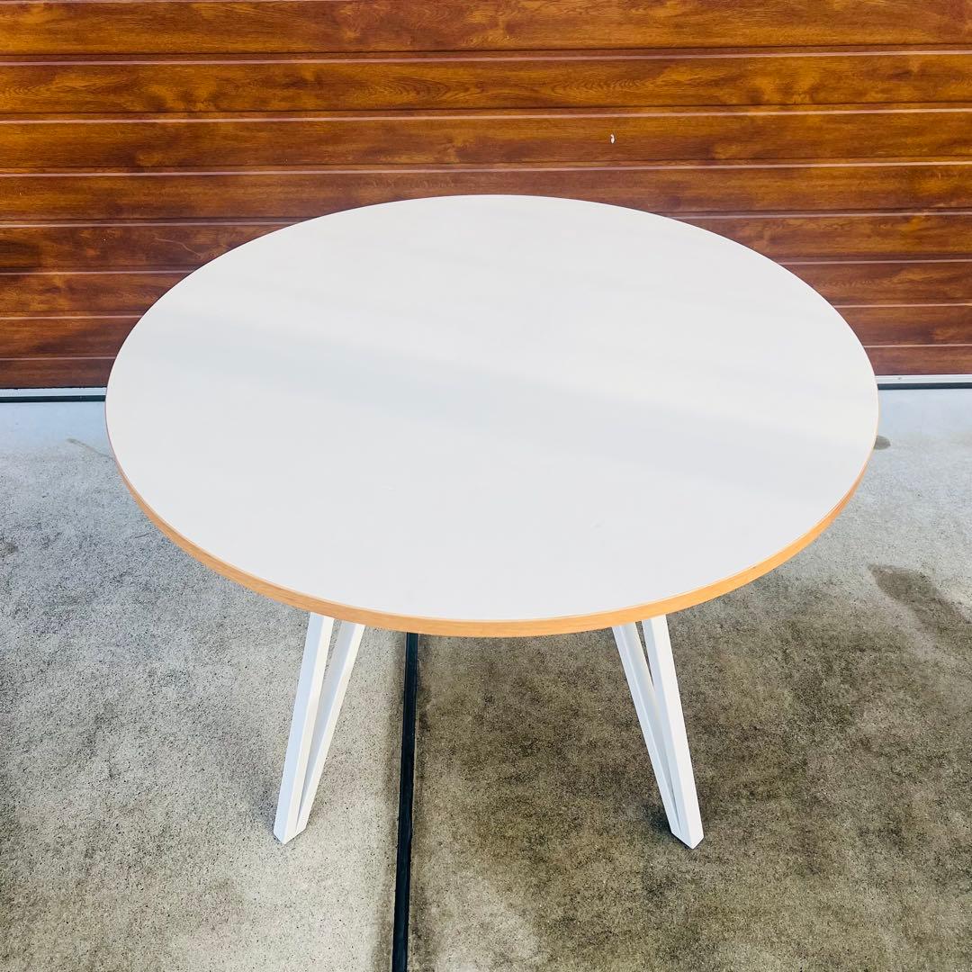 美品 KANADEMONO カナデモノ カフェ テーブル 100cm オーク